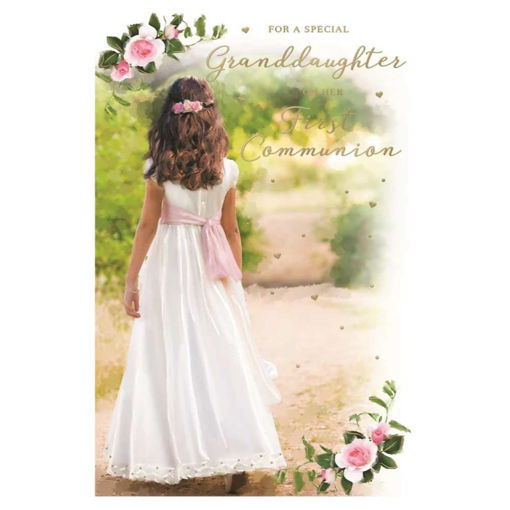 Picture of FOR A SPECIAL GRANDDAUGHTER ON HER FIRST COMMUNION